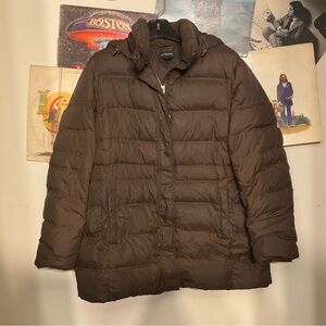 LANDS’ END WOMENS DOWN PUFFER JACKET XL(18-20)